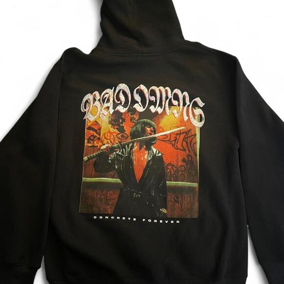 Black Bad Omens Concrete Forever hoodie Size Medium - Picture 1 of 3